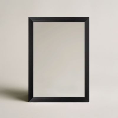 Ars Longa Slim lustro 57,8x47,8 cm prostokątne czarne szczotkowane SLIM4050-CS