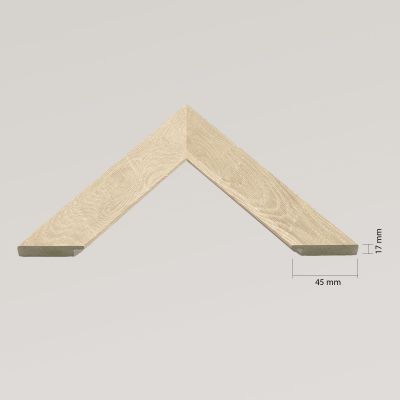 Ars Longa Slim lustro 57,8x47,8 cm prostokątne dąb SLIM4050-D
