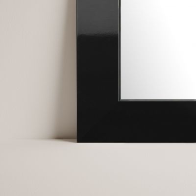 Ars Longa Slim lustro 107,8x57,8 cm prostokątne czarne SLIM50100-C
