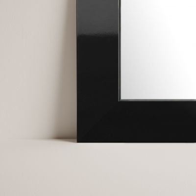 Ars Longa Slim lustro 77,8x57,8 cm prostokątne czarne SLIM5070-C