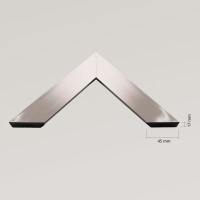 Ars Longa Slim lustro 77,8x57,8 cm prostokątne nikiel SLIM5070-N