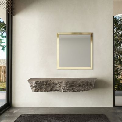 Ars Longa Slim lustro 77,8x57,8 cm prostokątne złote SLIM5070-ZS