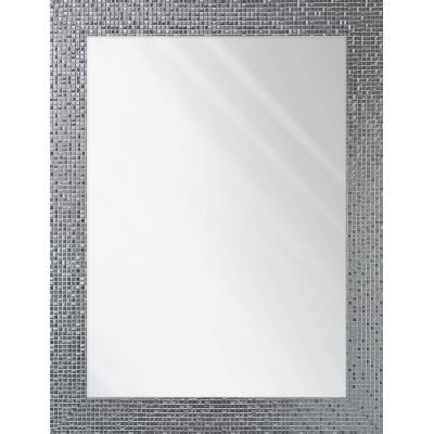 Ars Longa Valencia lustro 82x62 cm prostokątne srebrne VALENCIA5070-SR