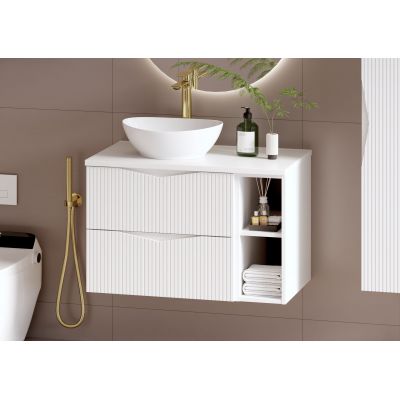 Megstyl blat 80x46 cm biały 2038