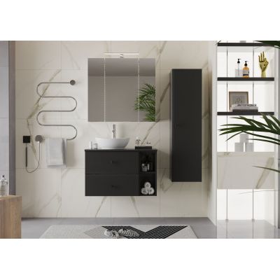 Megstyl blat 80x46 cm czarny 2040