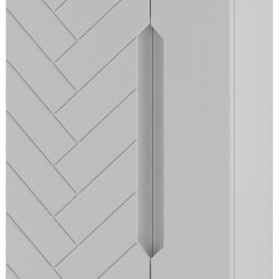 Megstyl Aspen szafka 34,5x31,8x130 cm boczna wisząca biała 2421