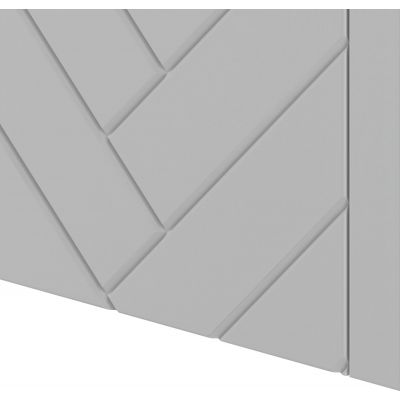 Megstyl Aspen szafka 34,5x31,8x130 cm boczna wisząca biała 2421