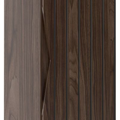 Megstyl Stella szafka 34,5x31,8x130 cm boczna wisząca orzech 2447