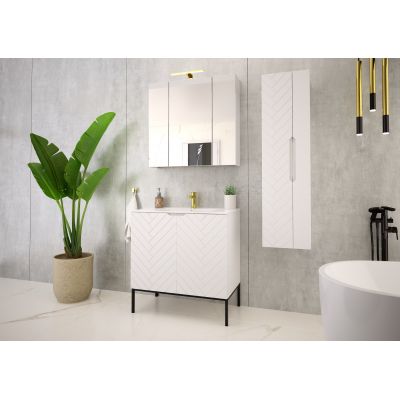 Megstyl Aspen szafka 80x45,8x82 cm podumywalkowa stojąca biała 2490