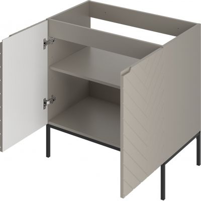 Megstyl Aspen szafka 80x45,8x82 cm podumywalkowa stojąca kaszmir 2493