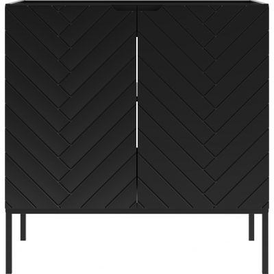 Megstyl Aspen szafka 80x45,8x82 cm podumywalkowa stojąca czarna 2496