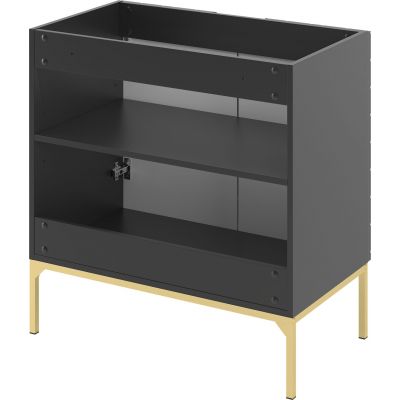 Megstyl Aspen szafka 80x45,8x82 cm podumywalkowa stojąca czarna 2497