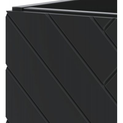 Megstyl Aspen szafka 80x45,8x82 cm podumywalkowa stojąca czarna 2497