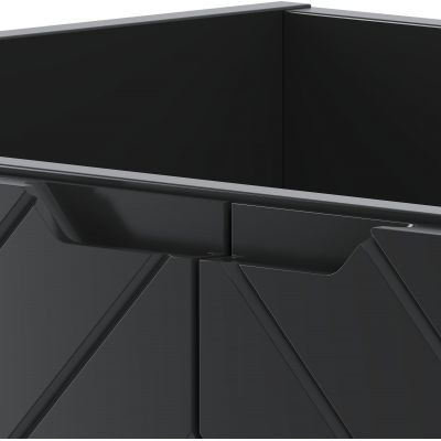 Megstyl Aspen szafka 80x45,8x82 cm podumywalkowa stojąca czarna 2497