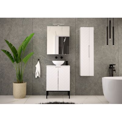 Megstyl Aspen szafka 60x45,8x82 cm podumywalkowa stojąca biała 2500