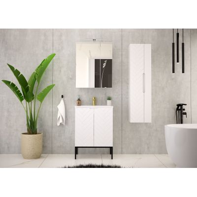 Megstyl Aspen szafka 60x45,8x82 cm podumywalkowa stojąca biała 2500