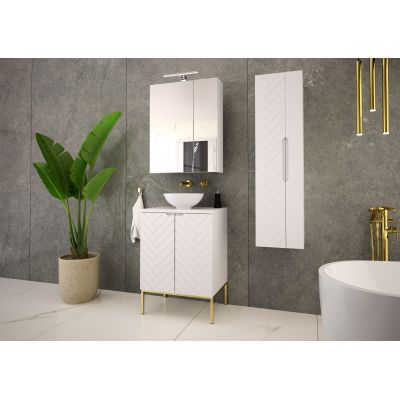 Megstyl Aspen szafka 60x45,8x82 cm podumywalkowa stojąca biała 2501