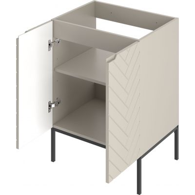 Megstyl Aspen szafka 60x45,8x82 cm podumywalkowa stojąca kaszmir 2503