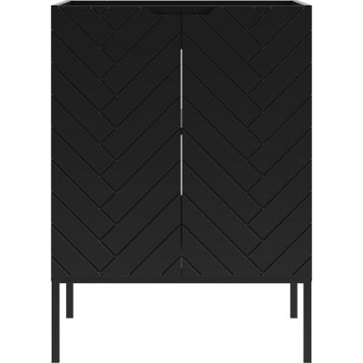 Megstyl Aspen szafka 60x45,8x82 cm podumywalkowa stojąca czarna 2506
