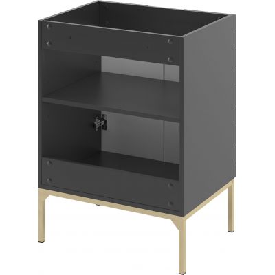 Megstyl Aspen szafka 60x45,8x82 cm podumywalkowa stojąca czarna 2507