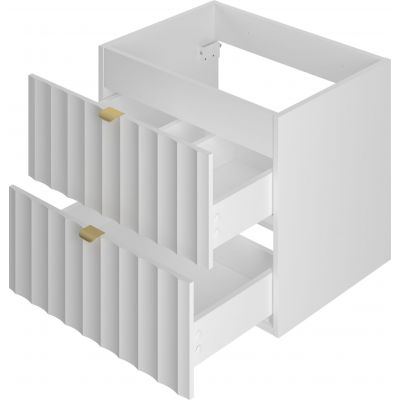 Megstyl Arcos szafka 60x45,8x50 cm podumywalkowa wisząca biała 2513