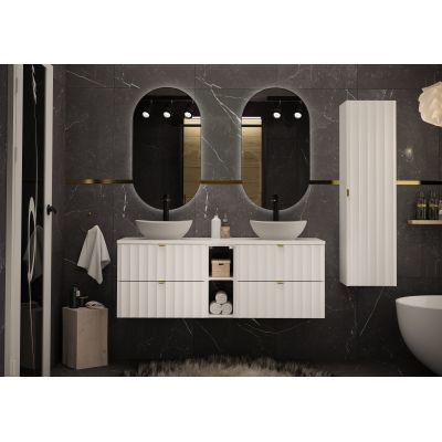 Megstyl Arcos szafka 60x45,8x50 cm podumywalkowa wisząca biała 2513