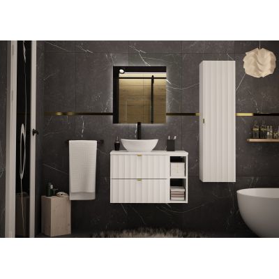 Megstyl Arcos szafka 60x45,8x50 cm podumywalkowa wisząca biała 2513