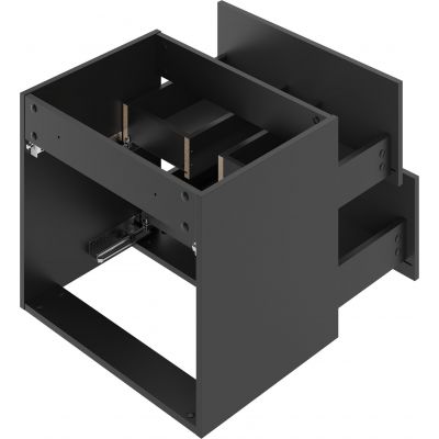 Megstyl Arcos szafka 60x45,8x50 cm podumywalkowa wisząca czarna 2514