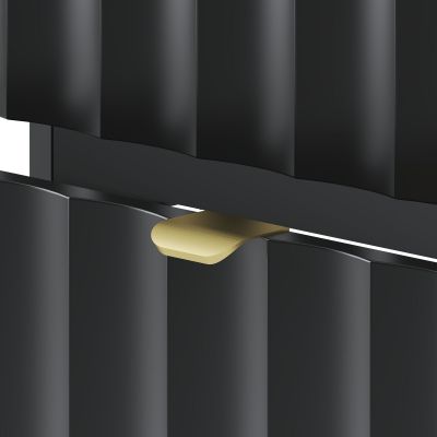 Megstyl Arcos szafka 60x45,8x50 cm podumywalkowa wisząca czarna 2514