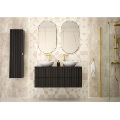 Megstyl Arcos szafka 60x45,8x50 cm podumywalkowa wisząca czarna 2514