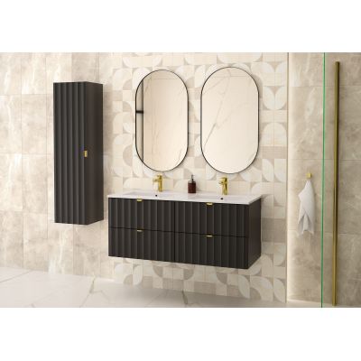 Megstyl Arcos szafka 60x45,8x50 cm podumywalkowa wisząca czarna 2514