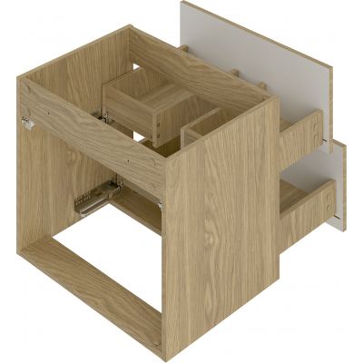 Megstyl Etna szafka 60x45,8x50 cm podumywalkowa wisząca dąb olejowany 2551