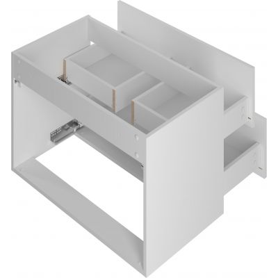 Megstyl Arcos szafka 80x45,8x50 cm podumywalkowa wisząca biała 2583