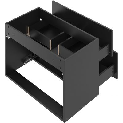 Megstyl Arcos szafka 80x45,8x50 cm podumywalkowa wisząca czarna 2584