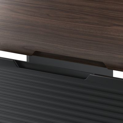 Megstyl Avella szafka 80x45,8x50 cm podumywalkowa wisząca czarna-orzech 2586