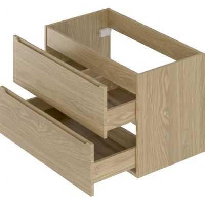 Megstyl Etna szafka 80x45,8x50 cm podumywalkowa wisząca dąb olejowany 2621