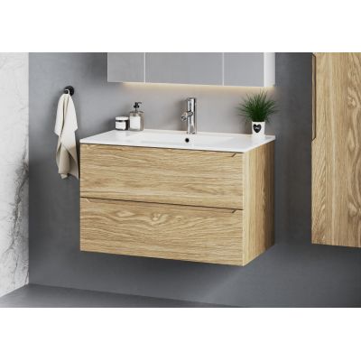 Megstyl Etna szafka 80x45,8x50 cm podumywalkowa wisząca dąb olejowany 2621