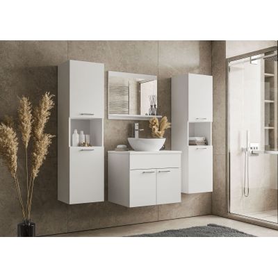 Megstyl Ceniza szafka 60x45,6x50 cm podumywalkowa wisząca biała 4922