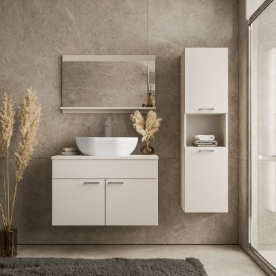 Megstyl Ceniza szafka 80x45,6x50 cm podumywalkowa wisząca kaszmir 4942