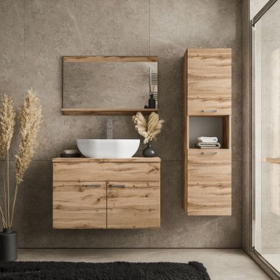 Megstyl Ceniza szafka 80x45,6x50 cm podumywalkowa wisząca dąb wotan 4949