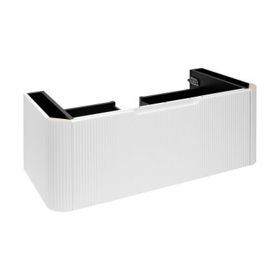 Oltens Hamnes szafka 100 cm podumywalkowa wisząca z blatem biały mat/dąb 68676000