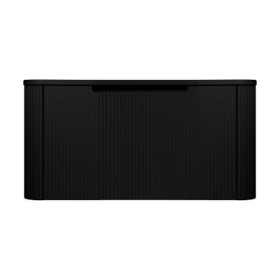 Oltens Hamnes szafka 80 cm podumywalkowa wisząca z blatem czarny mat 68669300