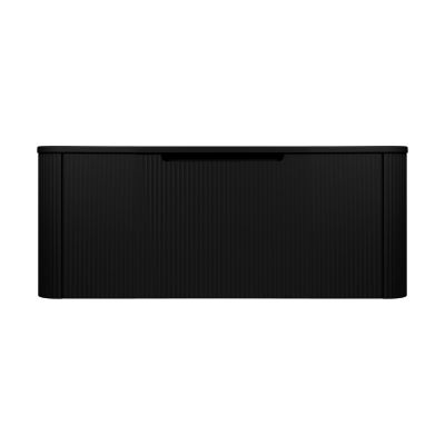 Oltens Hamnes szafka 100 cm podumywalkowa wisząca z blatem czarny mat 68673300