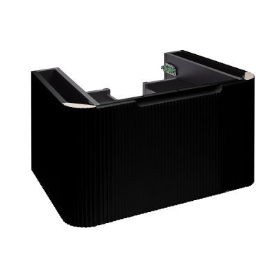 Oltens Hamnes szafka 60 cm podumywalkowa wisząca z blatem czarny mat/dąb 68668300