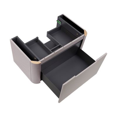 Oltens Hamnes szafka 80 cm podumywalkowa wisząca z blatem kaszmir 68669900