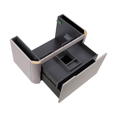 Oltens Hamnes szafka 80 cm podumywalkowa wisząca z blatem kaszmir 68669900