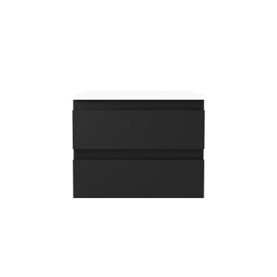 Oltens Vernal szafka 60x45,6x47 cm podumywalkowa wisząca czarna 60000300