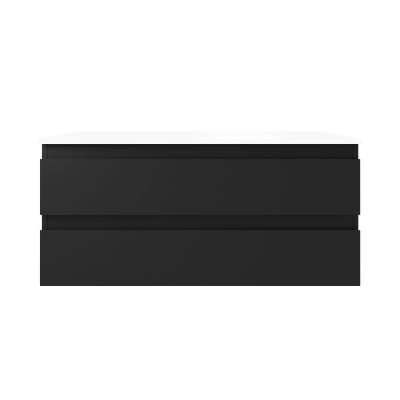 Oltens Vernal szafka 100 cm podumywalkowa wisząca czarny mat 60002300