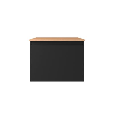 Oltens Vernal szafka 60x45,6x47 cm podumywalkowa wisząca czarna 60013300