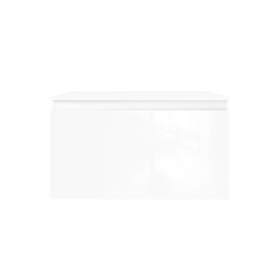 Oltens Vernal szafka 80 cm podumywalkowa wisząca z blatem biały połysk 68127000